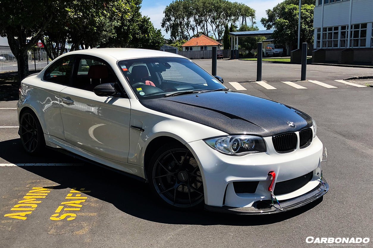2011-2012 BMW 1M (E82) RZS Style Carbon Fiber Front Lip